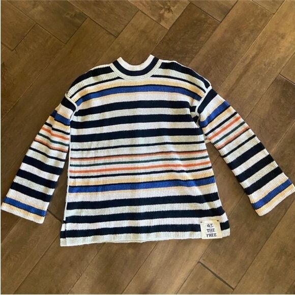 We the Free Sunny Stripe Sweater S - Picture 7 of 11